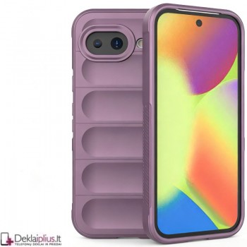 Magic Shield guminis dėklas - violetinis (Google Pixel 10A)